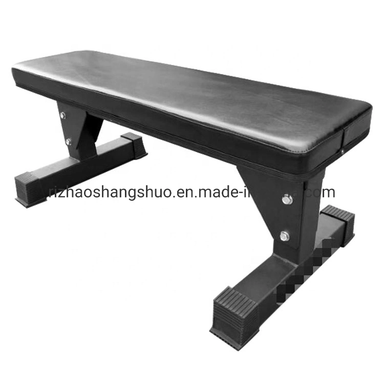 Fitness Heavy Duty Flat Sit up Bench Press Biceps Multi-Function Strength Training Adjustable Weight Barbell Gym Equipment Bench